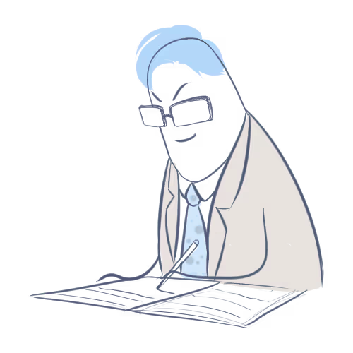 Professionally Drafted - An Illustration of a Solicitor Drafting a Deed Poll